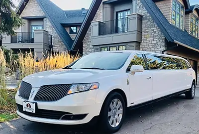 White Limo | Ambassador Limousine | Limo Rentals Calgary